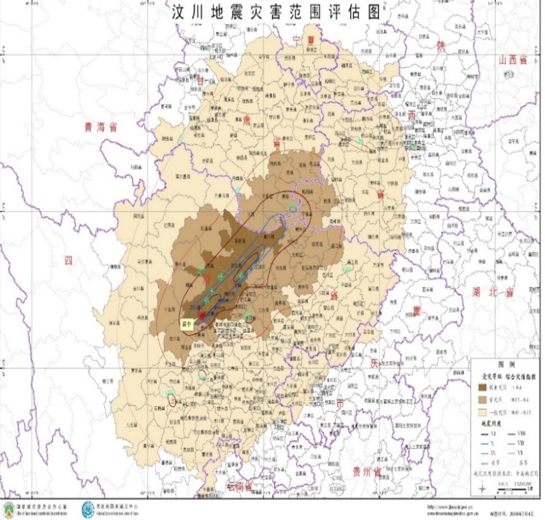 地震灾害范围评估模型  